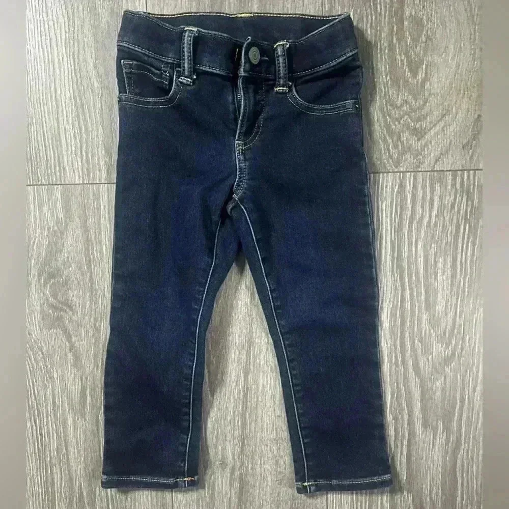 Gap and Jordache Girls 2 Piece Denim Bundle Leggings and Jeans Size 3T
